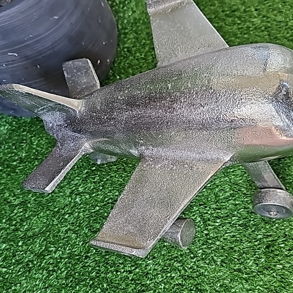 Vintage Old Solid Cast Aluminum Art Deco Style Model - Picture 5 of 14